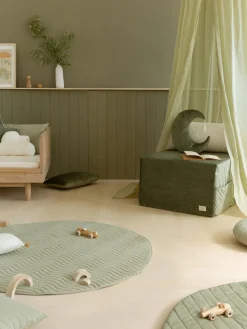 3 en 1 puf mesa y colchón de terciopelo Sleepover