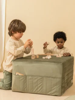 3 en 1 puf mesa y colchón de terciopelo Sleepover