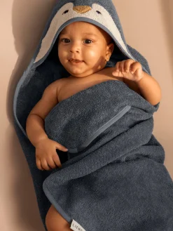 Albornoz con capucha de algodón ecológico Albert