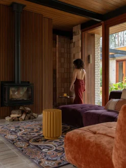 Alfombra artesanal baja Bashmira