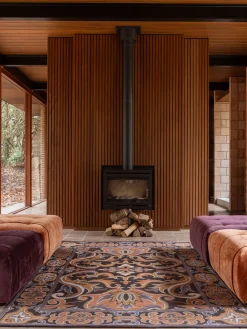 Alfombra artesanal baja Bashmira