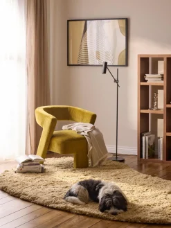 Alfombra artesanal con forma orgánica Tully