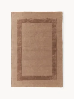 Alfombra artesanal de algodón texturizada Dania