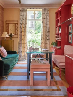 Alfombra artesanal de lana Bamboo