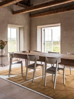 Alfombra artesanal de lana de pelo corto Gotland