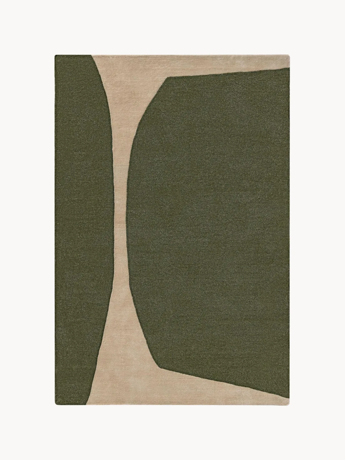 Alfombra artesanal de pelo corto Smilla