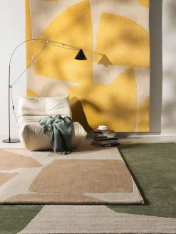 Alfombra artesanal de pelo corto Smilla