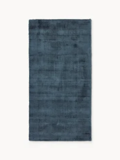 Alfombra artesanal de viscosa Jane