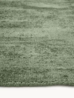 Alfombra artesanal de viscosa Jane