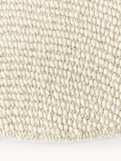 Alfombra artesanal redonda de lana Eleni