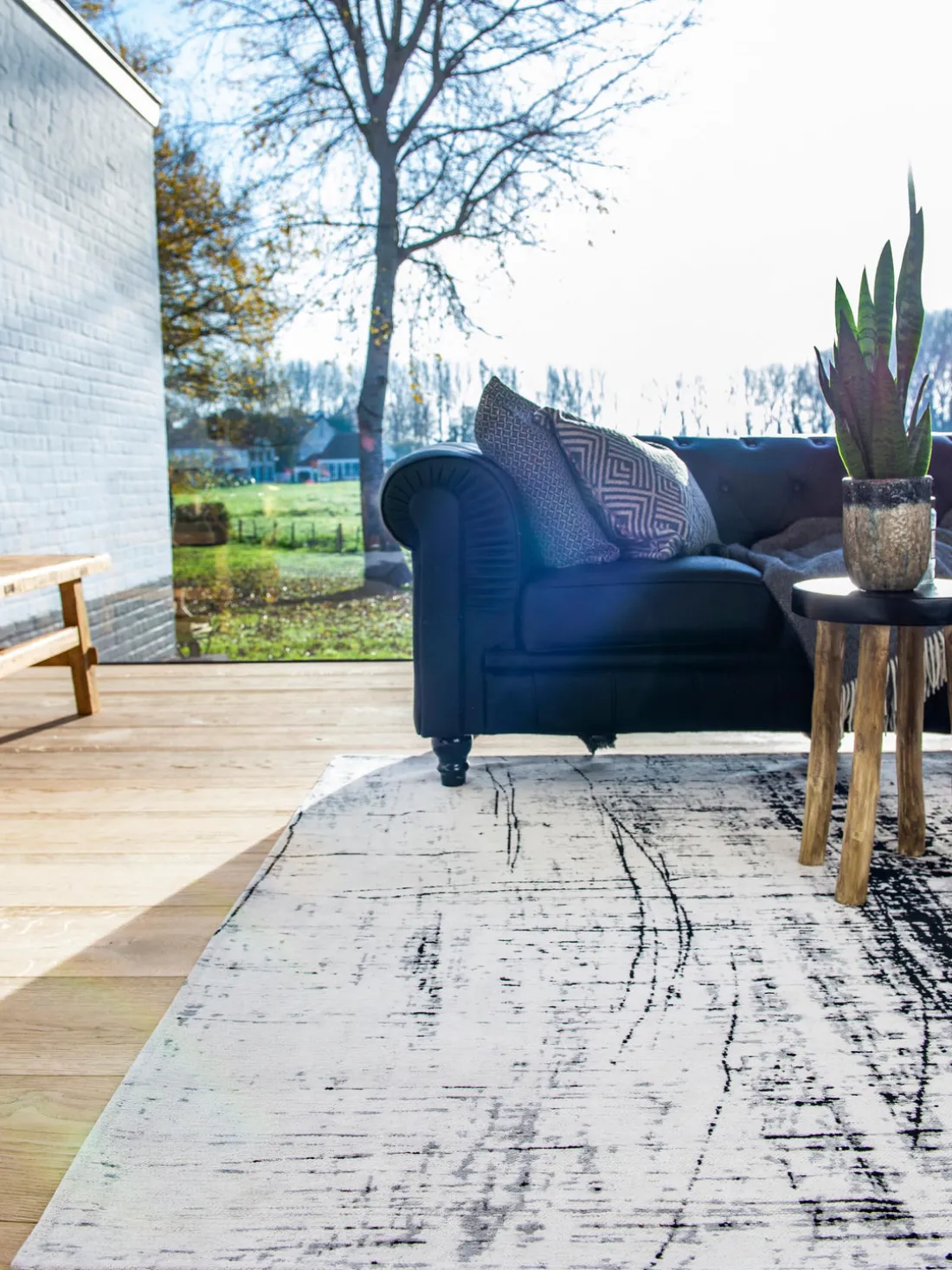 Alfombra con estampado abstracto Metro