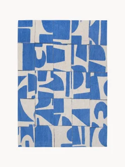 Alfombra con estampado gráfico Campanula