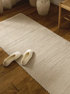 Alfombra corredor artesanal de lana Amaro