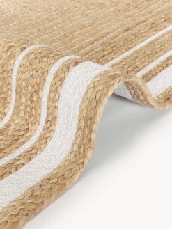 Alfombra corredor artesanal de yute Clover