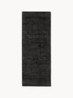 Alfombra corredor artesanal de viscosa Jane