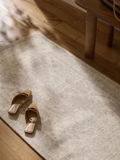 Alfombra corredor artesanal de chenilla Neapel