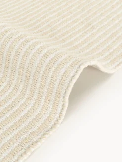 Alfombra corredor artesanal para exterior a rayas Turner