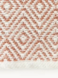 Alfombra corredor artesanal para exterior con estampado vintage Rika