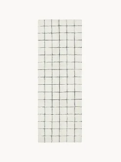 Alfombra corredor artesanal de lana Mosaic