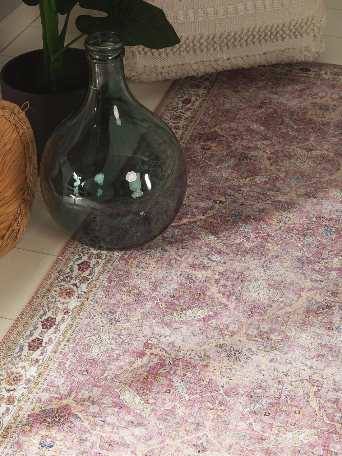 Alfombra corredor con motivos ornamentales Laury