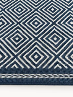 Alfombra corredor exterior reversible en rombos Reddy