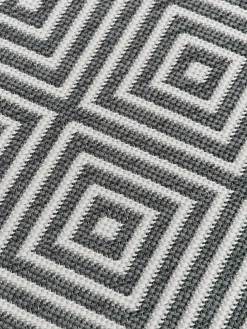 Alfombra corredor exterior reversible en rombos Reddy