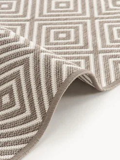 Alfombra corredor exterior reversible en rombos Reddy