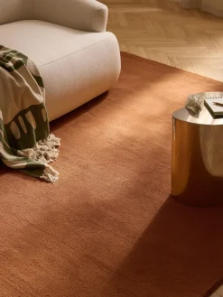 Alfombra de algodón artesanal Lora