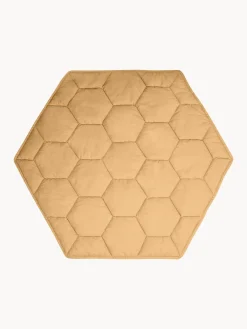 Alfombra de juegos artesanal con juguetes sonajeros Honeycomb