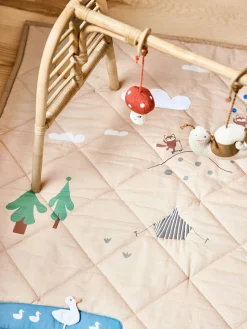 Alfombra de juegos de algodón Forest