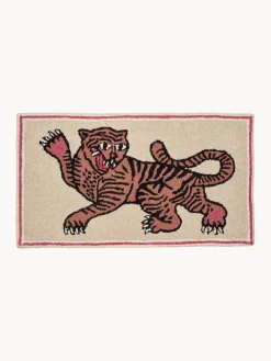Alfombra de lana artesanal Pink Tiger