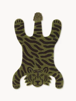 Alfombra de lana artesanal Safari