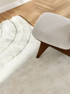 Alfombra de pelo largo texturizada Rubbie