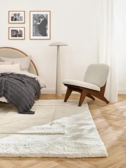 Alfombra de pelo largo texturizada Zion