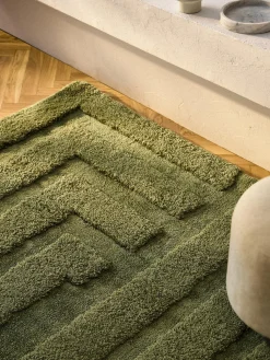 Alfombra de pelo largo texturizada Genève