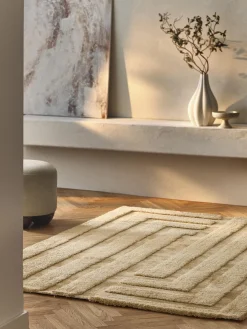 Alfombra de pelo largo texturizada Genève