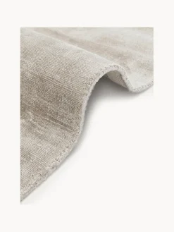 Alfombra de viscosa tejida a mano Jane