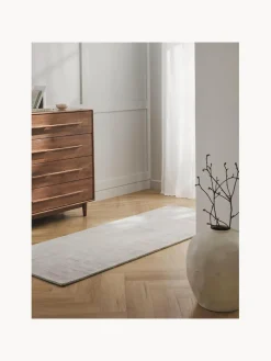 Alfombra de viscosa tejida a mano Jane