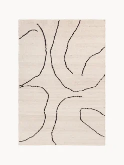 Alfombra de yute tejida a mano Gesso