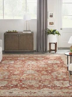 Alfombra estampada de pelo corto Sahar