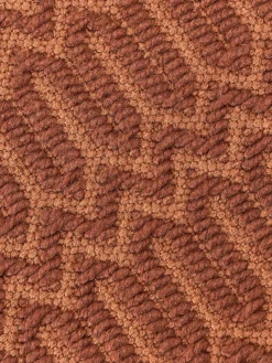 Alfombra exterior artesanal con estampado geométrico Rune