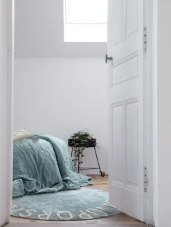 Alfombra infantil redonda con letras de diseño ABC