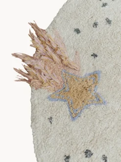 Alfombra infantil redonda lavable Interstellar Journey