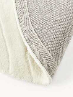 Alfombra redonda artesanal de lana Aaron