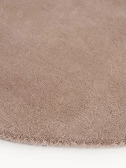 Alfombra redonda artesanal de lana Zayne