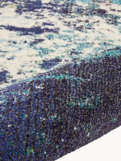 Alfombra redonda de pelo corto de diseño Celestial