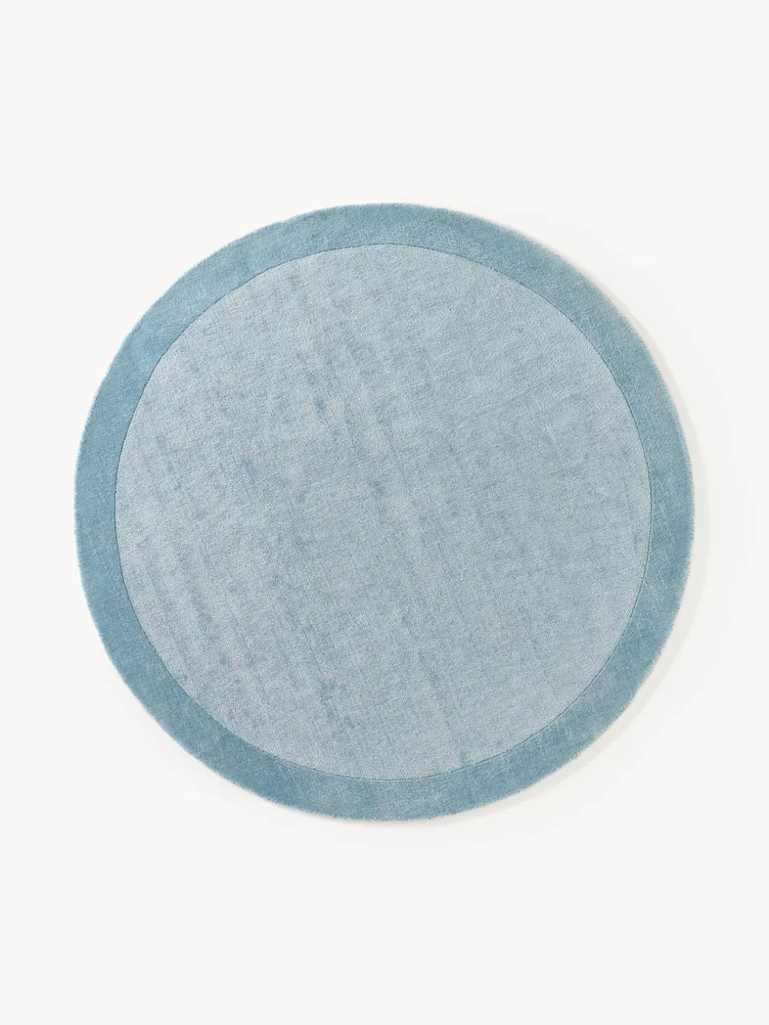 Alfombra redonda de pelo corto Kari