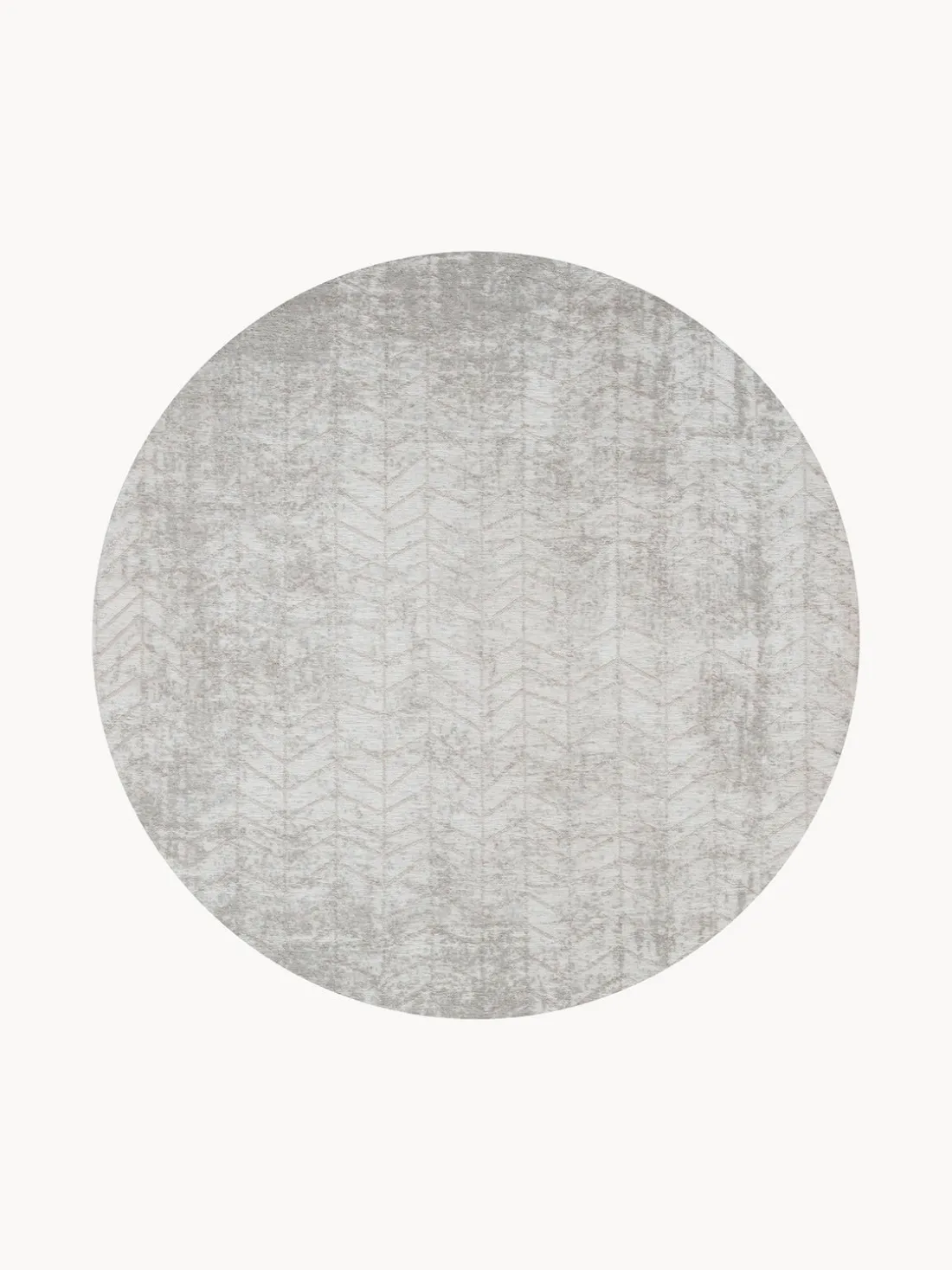 Alfombra redonda de pelo corto Jacob’s Ladder