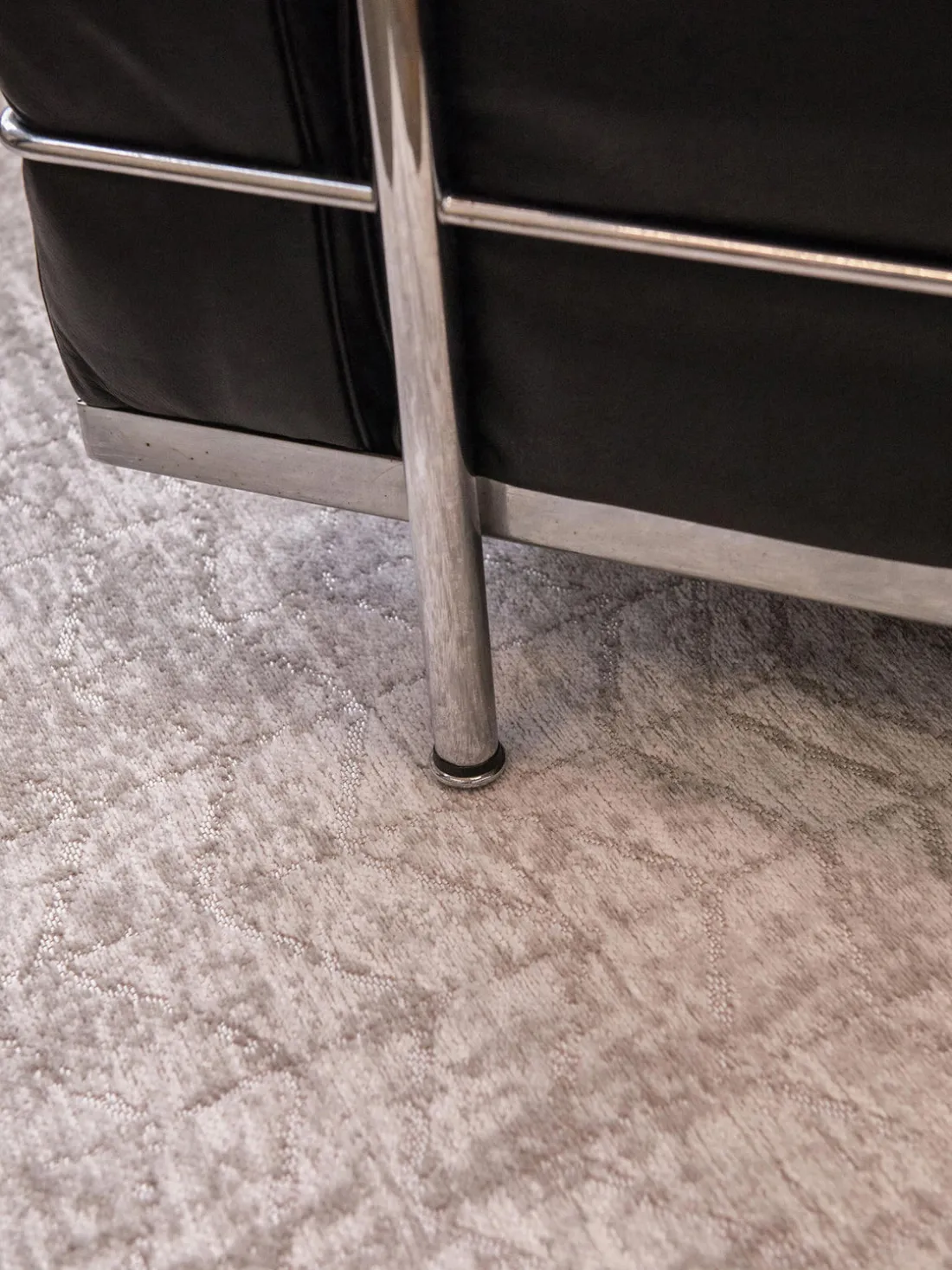 Alfombra redonda de pelo corto Jacob’s Ladder