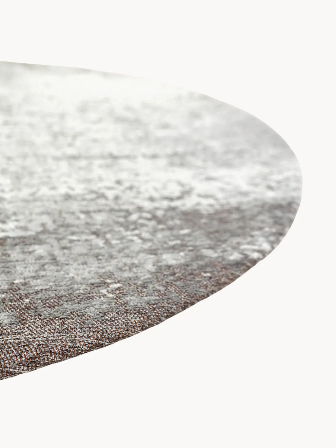 Alfombra redonda de tejido plano jacquard Virgin Land